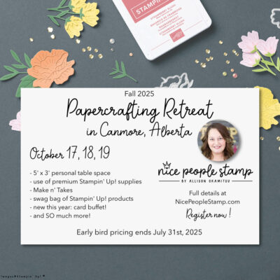 Papercrafting Retreat in the Rocky Mountains! | October 2025 Canmore, AB