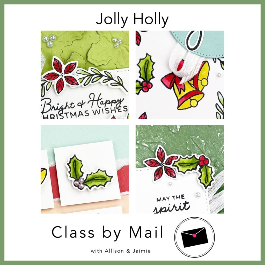 Create beautiful Christmas cards from anywhere in Canada with the Jolly Holly Class by Mail.